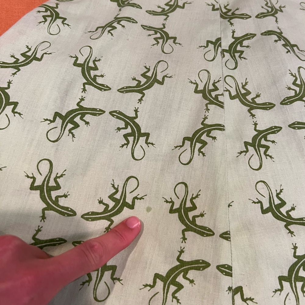 Vintage Lizard Party Dress - Picture 7 of 10